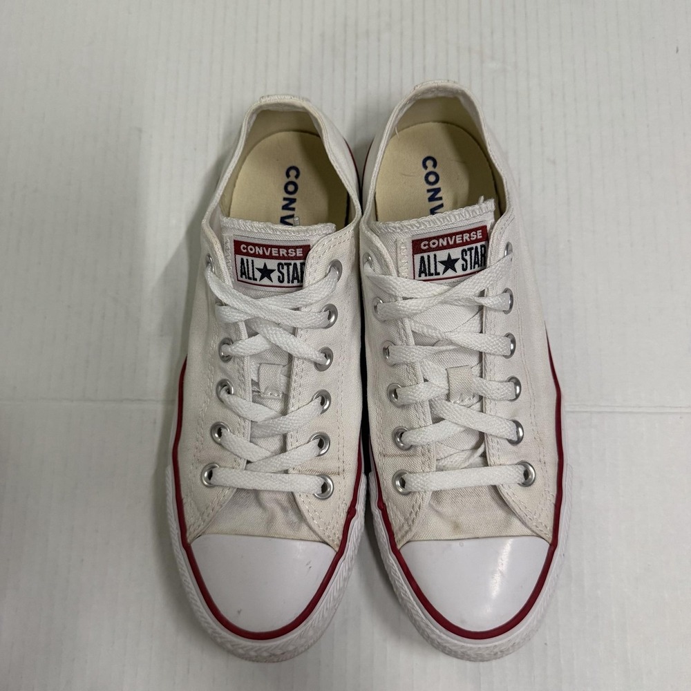 Converse Chuck Taylor All Star Shoes Mens 7 Womens 9 White Canvas Sneakers M7652 - Picture 6 of 8